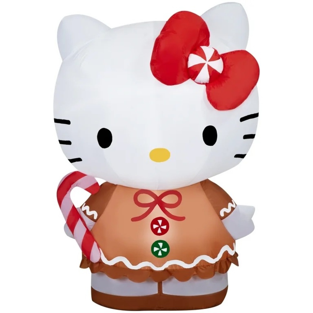 Hello Kitty Gingerbread Holiday Inflatable New In Box